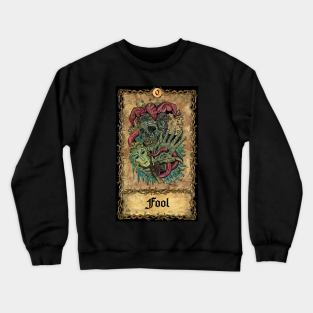 Fool. Eternal Bones Tarot (Colorful) Crewneck Sweatshirt